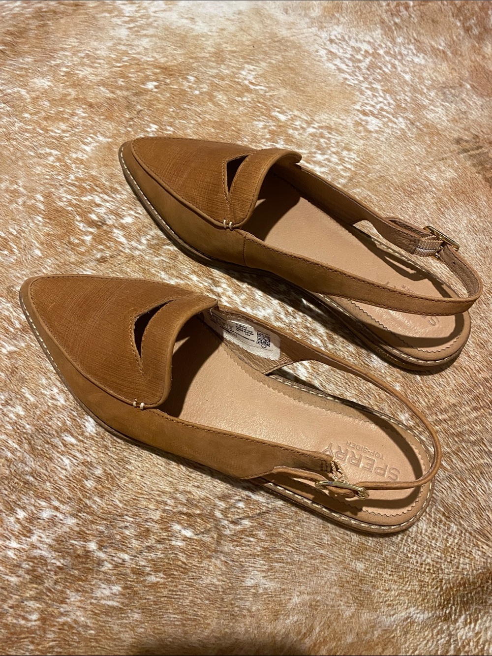 Sperry Saybrook Slingback flats size 7